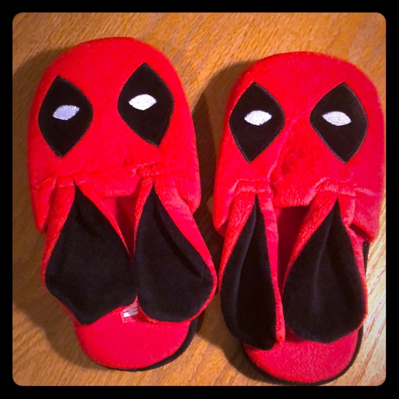 deadpool bunny slippers